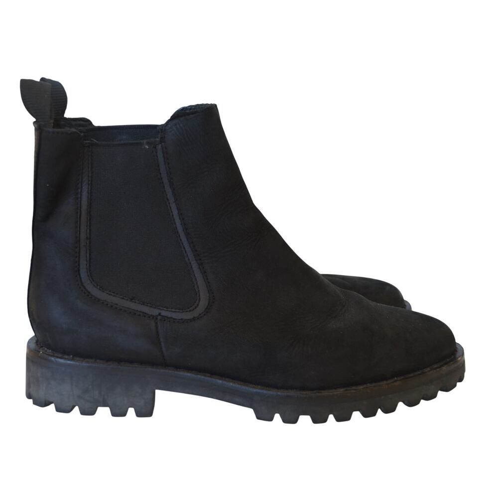 Thursday Boot Company Black Chelsea Lug Sole Ankle Boots